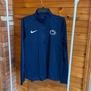 Nike Dri-Fit Women’s Penn State 1/4 Zip Collar Shirt, Sz M